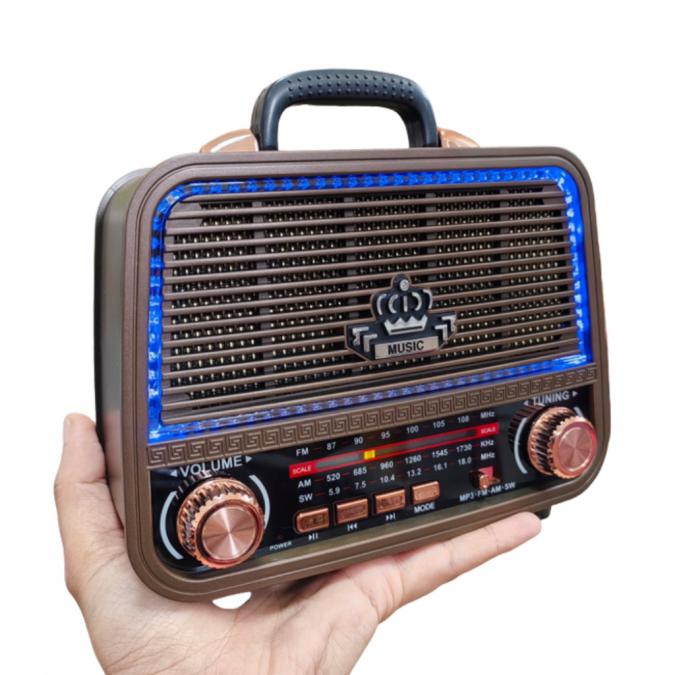 Винтидж радио Meier Md-1308bt - ретро дизайн с модерни функции