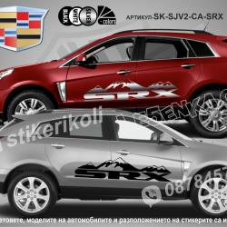 Cadillac SRX стикери
