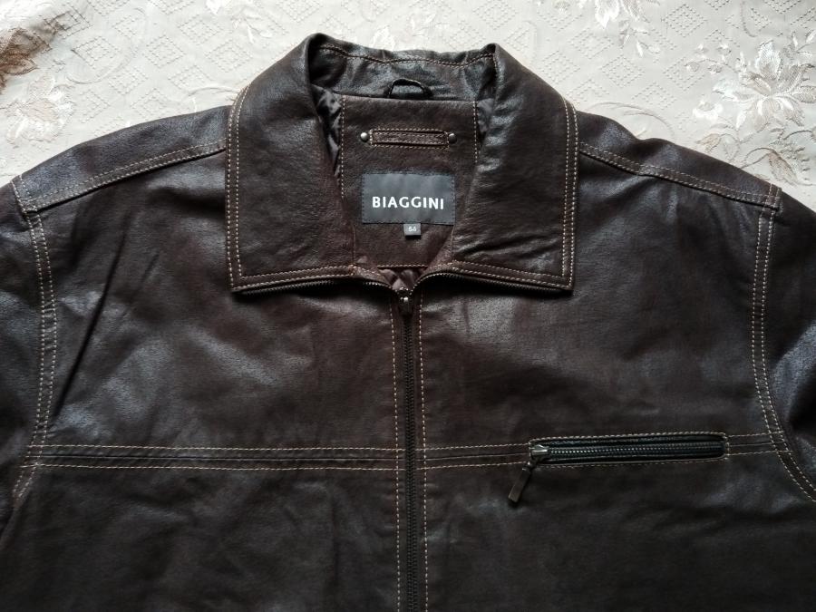 Мъжко кожено яке Biaggini - размер XL XXL