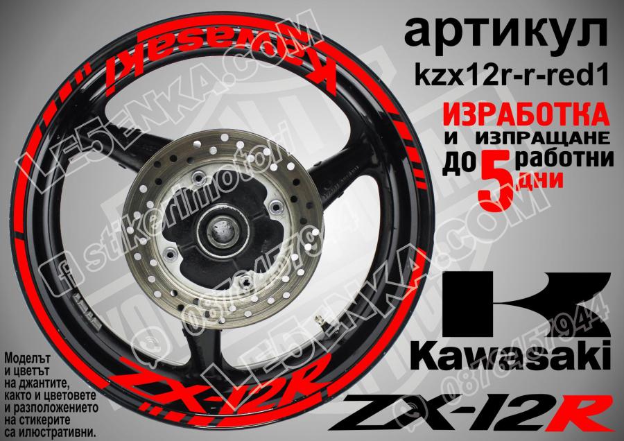 Kawasaki Zx-12r Red