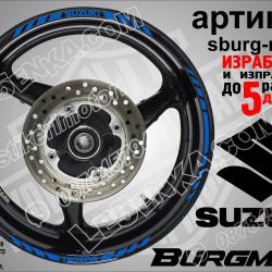 Suzuki Burgman Blue кантове за джанти
