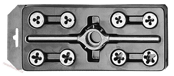 Комплект плашки с върток Bucovice Tools 9 части