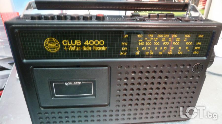 Радиоасетофон Club 4000