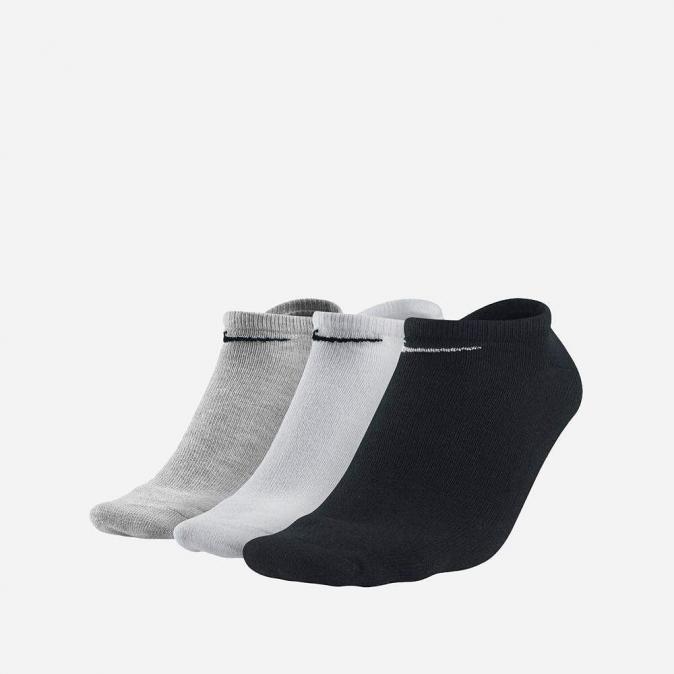 Намаление Чорапи Nike 3 чифта Черен, бял и сив Sx2554-901