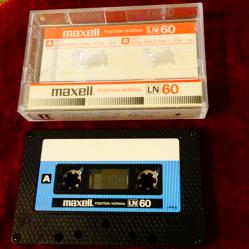 Maxell Ln60 аудиокасета с Madonna.