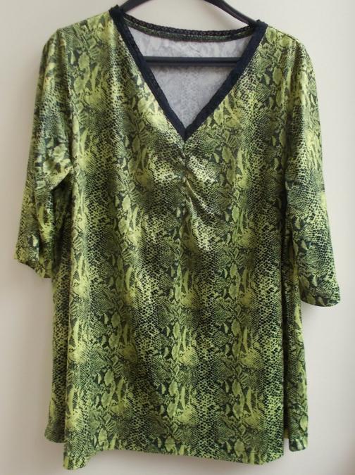 3XL 4XL блуза от ликра