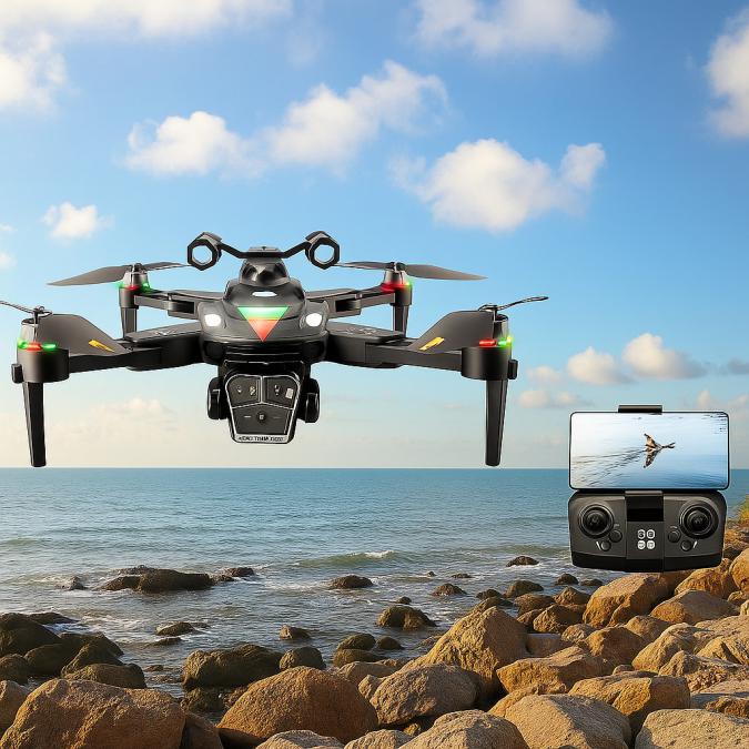 Професионален дрон A168 с 8K HD Wifi камера и GPS  Компактен, сгъваем