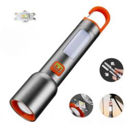 Презареждащ се LED фенер с висока яркост  USB Type-c, мащабируем лъч,