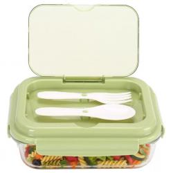 Кутия за обяд Cheffinger с 3 отделения, с включени вилица и лъжица  п