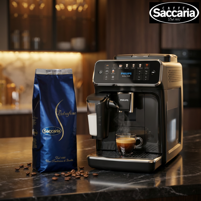 Премиум кафе на зърна Saccaria Extrafino