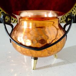 Медно менче 100 мл., ръчно ковано