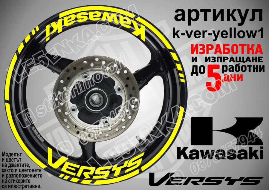 Kawasaki Versys Yellow