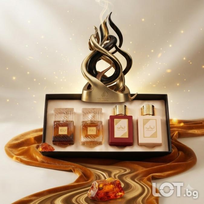 Lattafa Khamrah 4 30 ml  Парфюмен комплект за него и нея