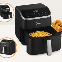 Midea Air Fryer Mad55000adk  5L въздушен фритюрник за здравословно и