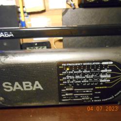Saba Rx125 - Portable 4 band radio vintage 1992