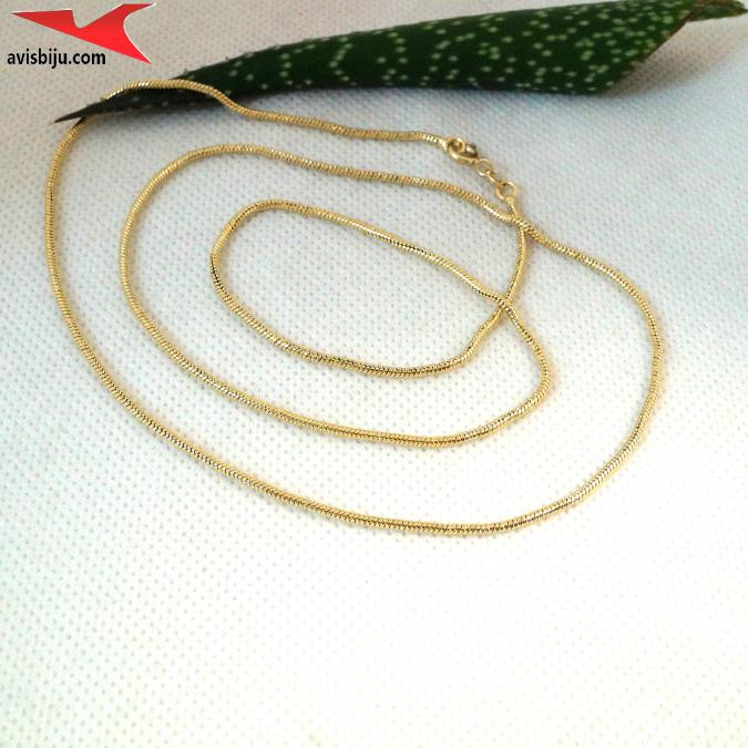 Синджир с 14К златно покритие