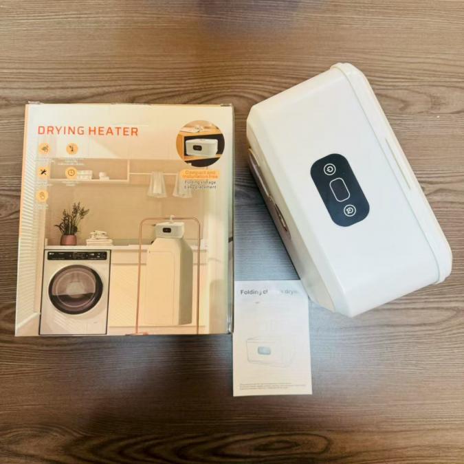 Преносима електрическа сушилня за дрехи  компактна, сгъваема, с тайме