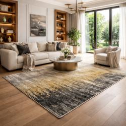 Модерен килим 120x160 см, 3D ефект, геометричен, неплъзгащ се