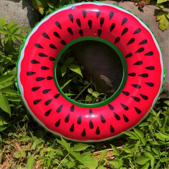 Надуваем пояс Диня 120 см  здрав Pvc, атрактивен летен дизайн за плаж
