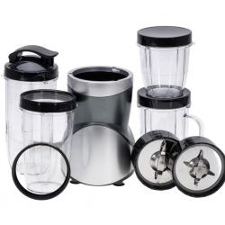 Мощен блендер за смутита с пълен комплект чаши и бутилки - BPA Free, и