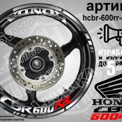 Honda CBR 600rr Silver надписи и кантове за джанти