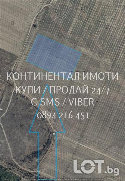 Код 70046. Поземлен имот 13дка с правилна форма, кат. 4-та северно на
