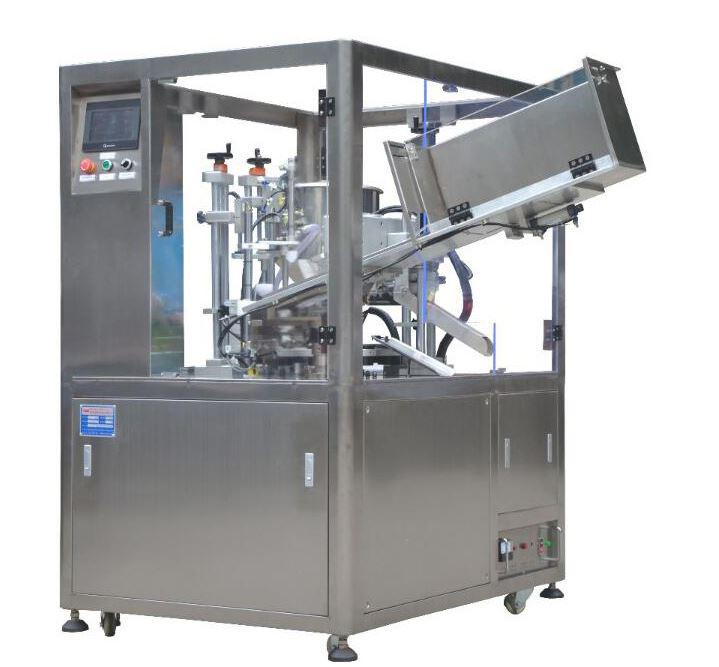 Автоматична машина за пълнене и запечатване на пластмасови тубички