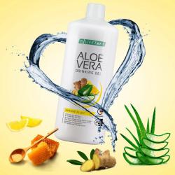 Aloe Vera гел с джинджифил, лимон, мед - 1000 ml
