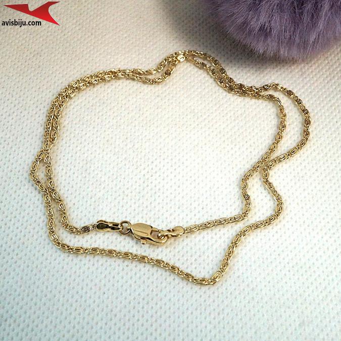 Синджир с 14К златно покритие