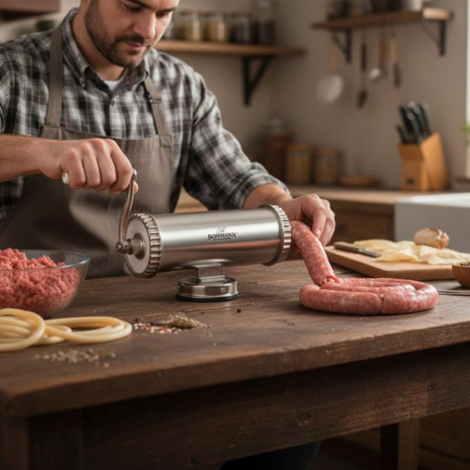 Пълначка за колбаси Bohmann BH 02-750 за домашна употреба