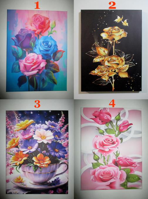 Картини за стена от канава с рамка