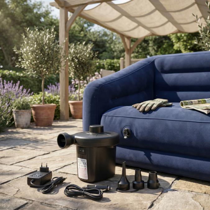 Електрическа помпа 2 в 1 - практична и удобна за надуване и изпускане