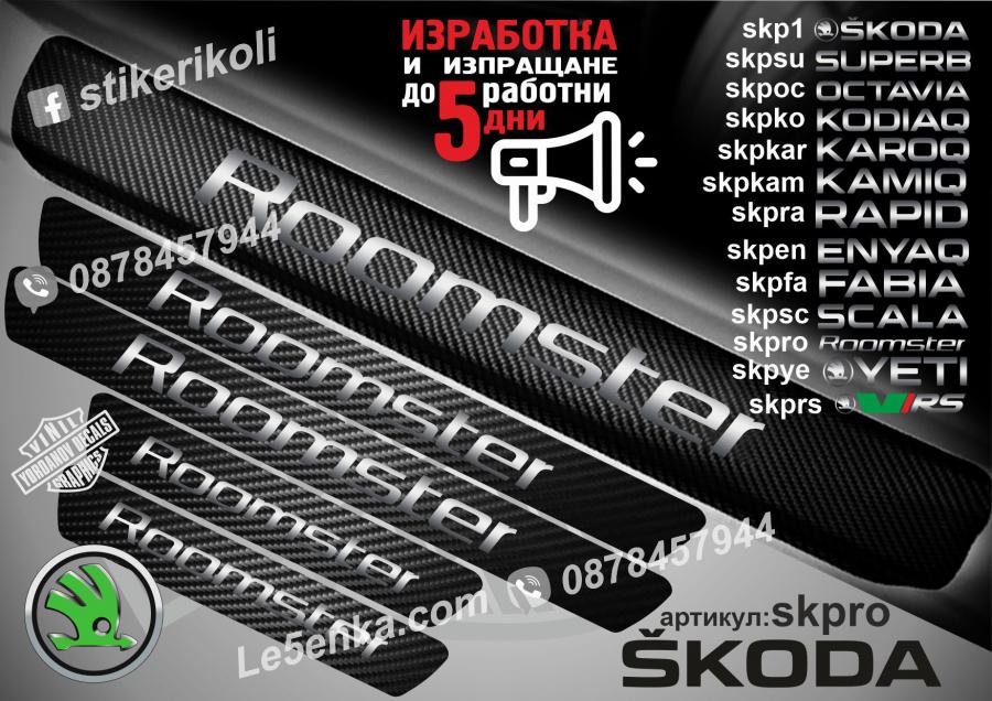 Skoda Roomster прагове от карбон