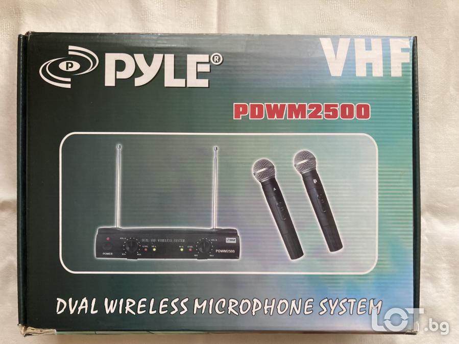 Продавам професионална микрофонна система Pyle Pdwm-2500