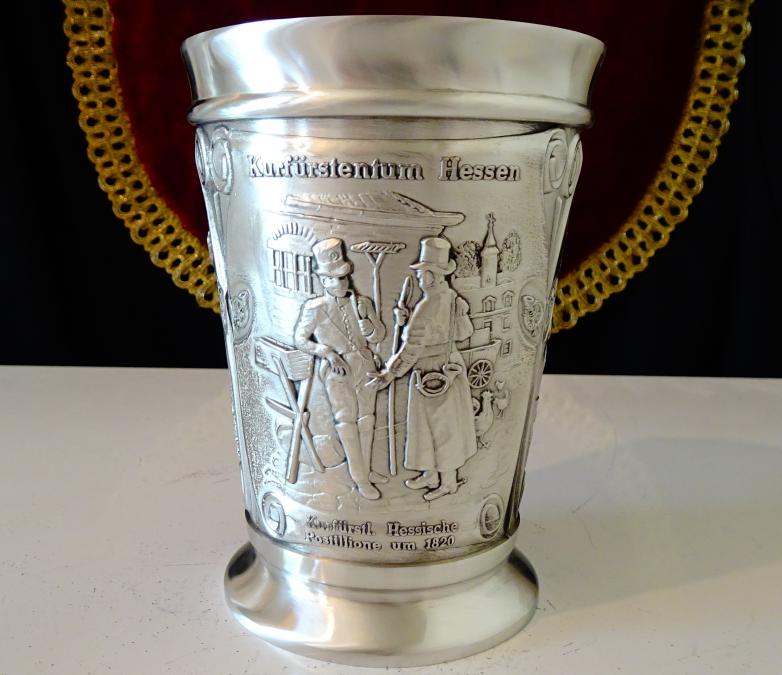 Чаша от калай, халба 300 мл., Немски пощи през 1820 г.