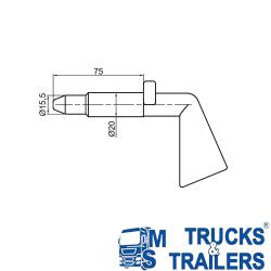 Щифт за хоризонтални сфери 15.5 20 25308100