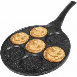 Тиган за палачинки с форми на емотикони перфектен за весела и вкусна ..
