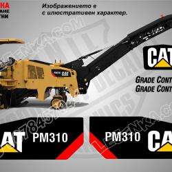CAT Pm310 стикери