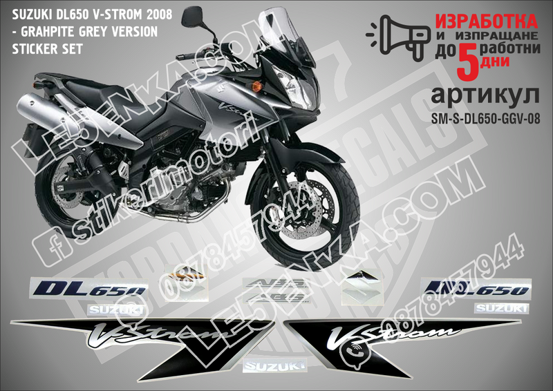 Suzuki Dl650 V-strom 2008 - Graphite Gray Version