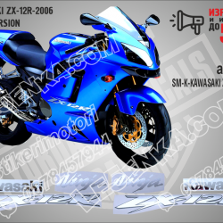 Kawasaki Zx-12r-2006 -blue Version