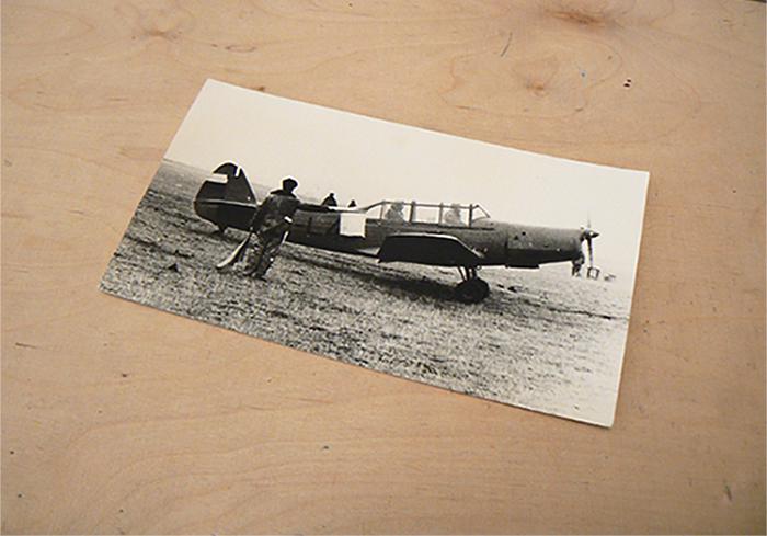 Стара снимка с Български самолет Лаз-7. Авиация.