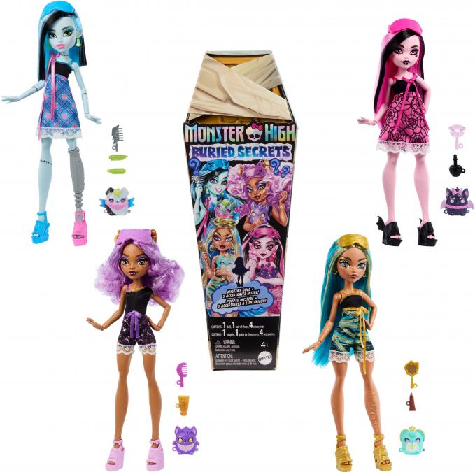 Оригинална мистериозна кукла Monster High Buried Secrets  5 изненади