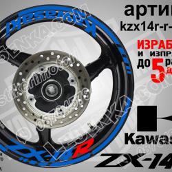 Kawasaki Zx-14r Blue