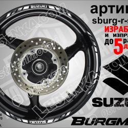 Suzuki Burgman Silver кантове за джанти