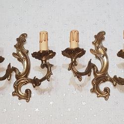 Чифт бронзови аплици в стил Луи 15