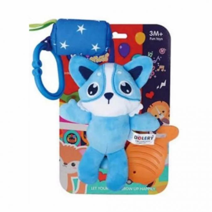 Играчка-висулка Коте с гризалка многофункционално забавление за на