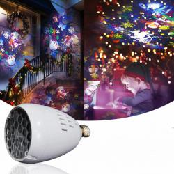 Коледна LED прожекционна лампа Xl-725 с магически светлинни мотиви