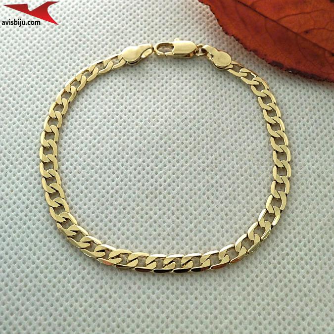 Гривна с 14К златно покритие