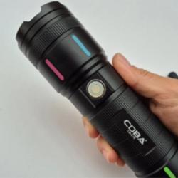 Мощен LED фенер Coba TG  2000 м обхват, USB Type-c зареждане, Power B