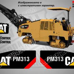 CAT Pm313 стикери